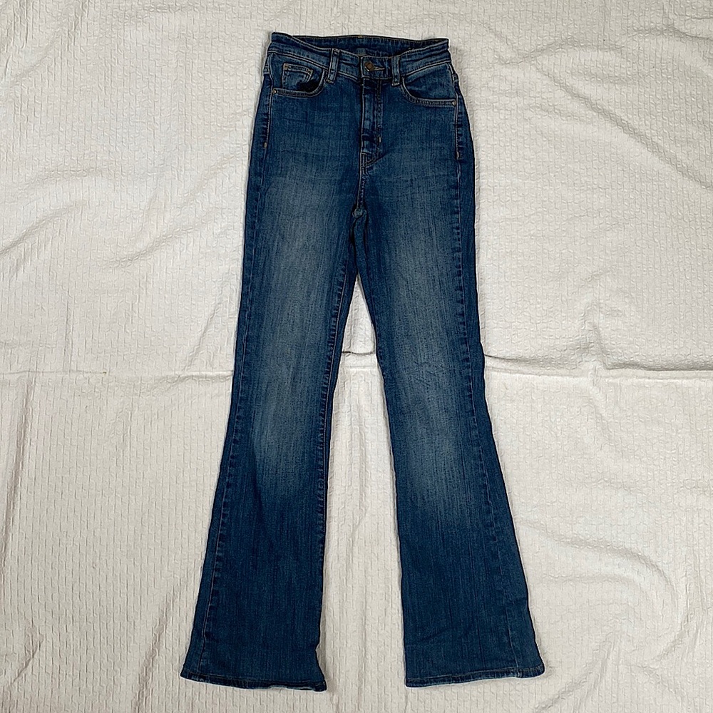 Massimo Dutti Jeans 💛 High Waist Skinny Flair Sz ‘34’ euro